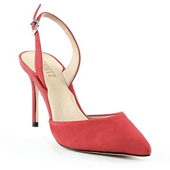 SCHUTZ Shoes - Schutz Maysha Red Slingback Pumps